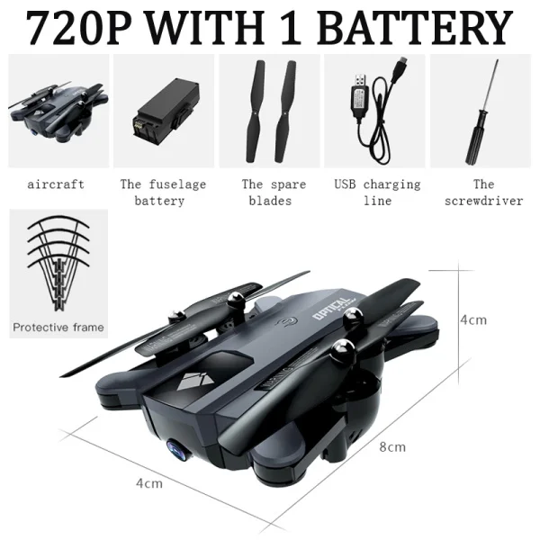 SG900-S gps Дрон с камерой HD 1080P Дрон Профессиональный Wifi RC дроны высота удержания авто возврат RC FPV Квадрокоптер вертолет - Цвет: 720P 1 BATTERY