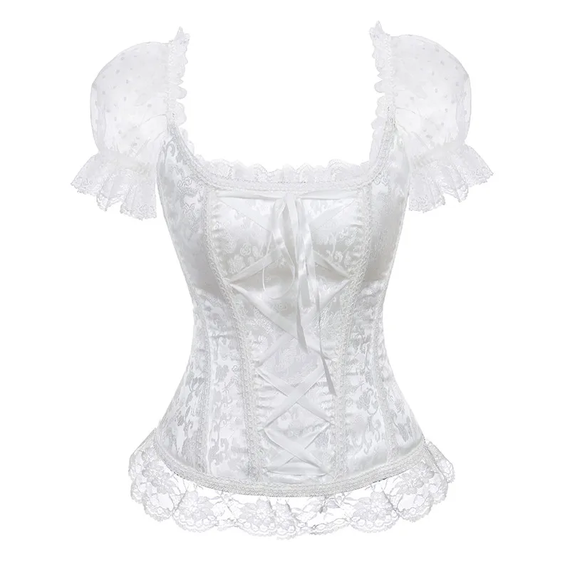 8108 white Sapubonva, сексуальные корсеты для невесты, бюстье, Готическая шнуровка жилет для Хэллоуина, корсеты, Наплечные ремни, Корректирующее белье, корсеты - Цвет: 8108 white