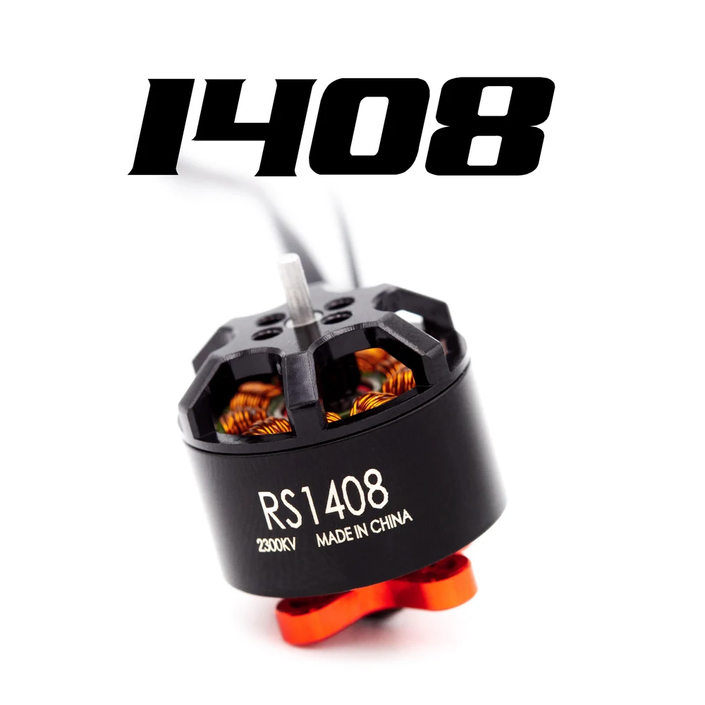 Фото 4 шт./лот EMAX бесщеточный двигатель EMAX RS1408 радиоуправляемый бесщеточный мотор RaceSpec мотор-серия RS для радиоуправляемого вертолета квадрокопт... №2