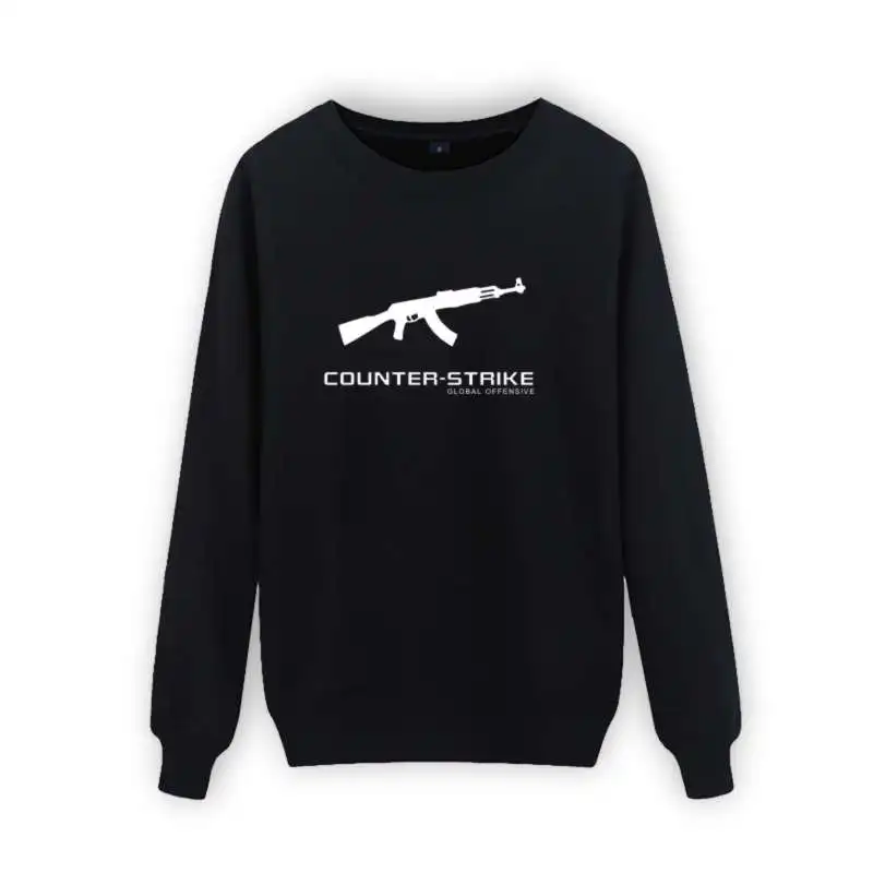 CS:GO черная/темно синяя футболка CS GO модная Толстовка с длинным рукавом для мужчин