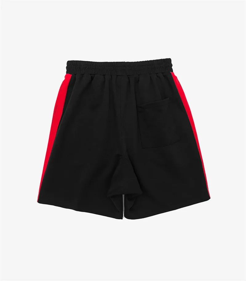 Мужские повседневные шорты с полосками сбоку и шнурком 2019 Лето Новое поступление
