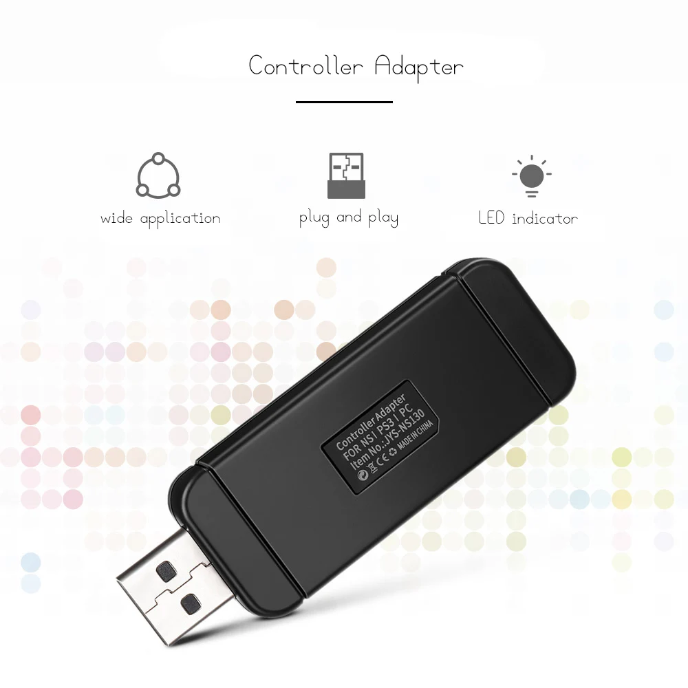 Беспроводной Bluetooth приемник для PS4 PS3 Nintend Switch Pro/NS/PC/Xbox One S контроллер джойстик USB