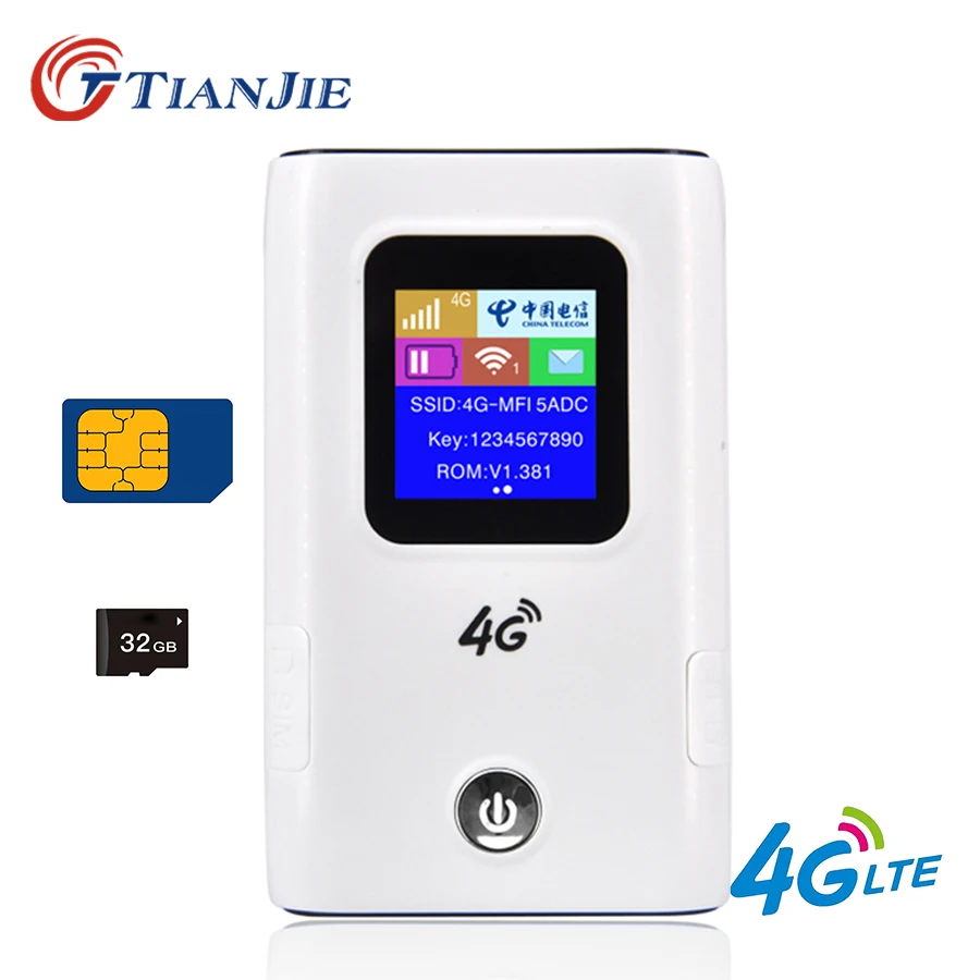 Портативный Wi Fi роутер 3G 4G Lte беспроводной Аккумулятор 6000 мАч Внешний аккумулятор
