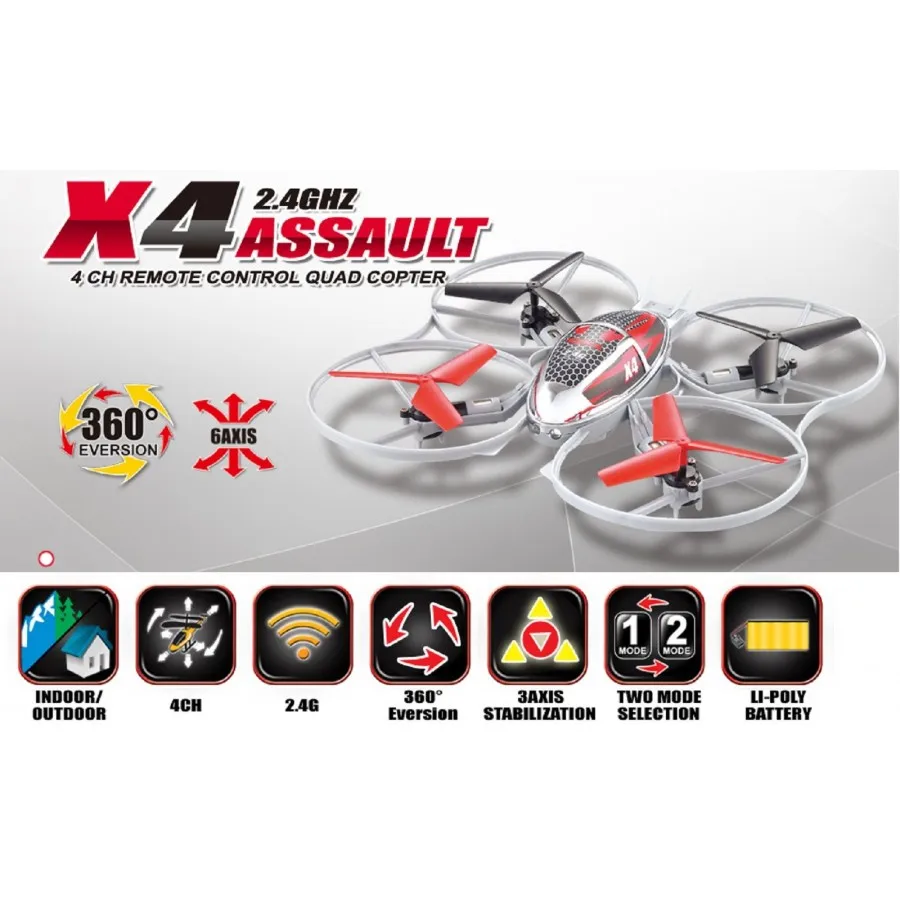 Оригинал Сыма X4 4ch 2.4 ГГц 6 оси гироскопа вертолет Quadcopter вспышки света мини