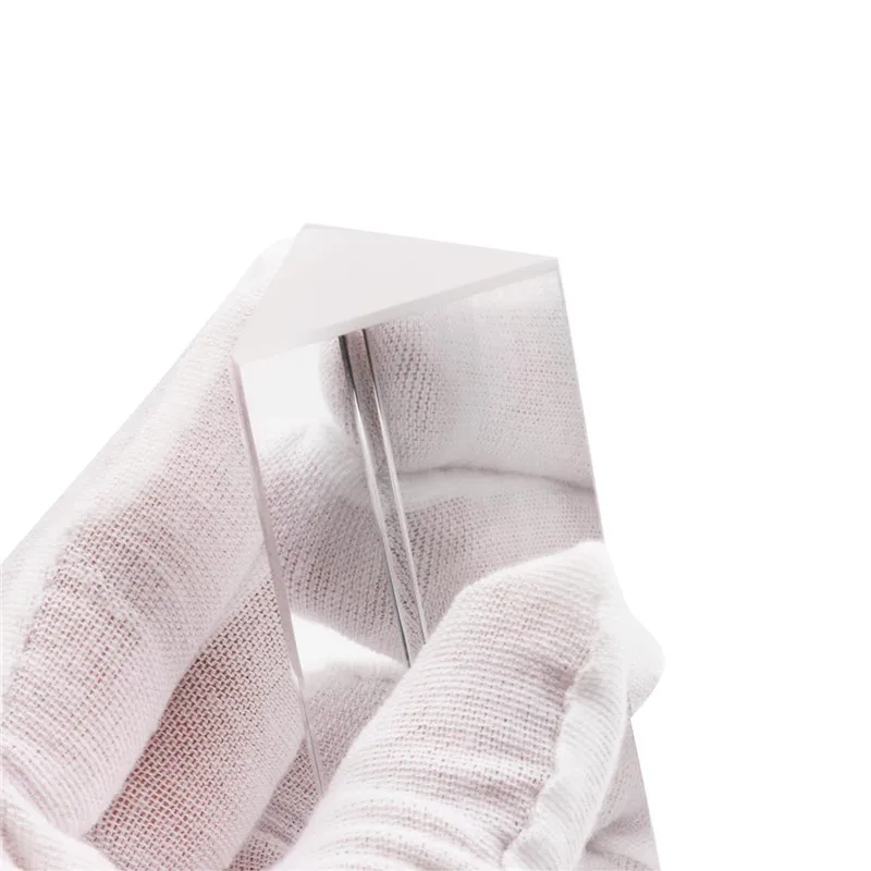 Triangular Color Prism K9 Optical Glass Right Angle Reflecting Teaching Stones Decoration Crafts | Дом и сад