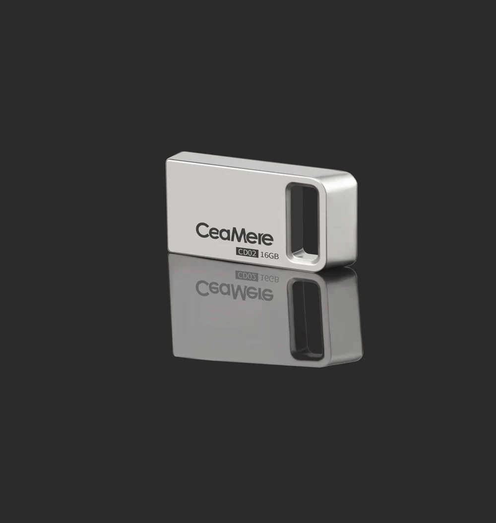 Ceamere CD02 USB флеш-накопитель 8 ГБ/16 ГБ/32 ГБ/64 Гб мини-накопитель металлический флеш-накопитель 2,0 флеш-накопитель карта памяти USB диск 64 Гб USB