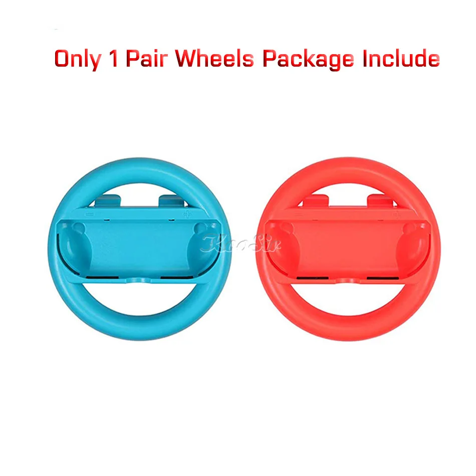 Only 1 Pair wheels 11 в 1, аксессуары для переключателей, джойстик, джойстик, рулевые колеса, ручки, силиконовый чехол, аналоговые колпачки для nintendo Switch - Цвет: Only 1 Pair wheels