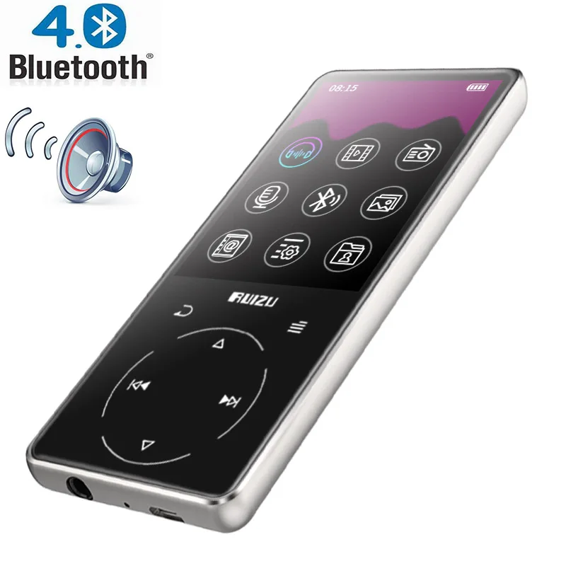 Металлический Bluetooth MP4 плеер Bulit-in динамик с fm-радио диктофон электронная книга портативный без потерь Звук Видео плеер walkman