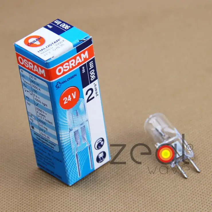 Галогенная лампа Osram 64445 U 24V50W для операционной хирургическая экзамена 3000K 900LM GY6.35