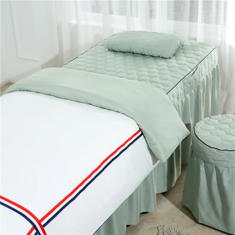 4 шт спа Роскошные комплекты постельного белья салон красоты покрывало 70*190 см 80*190