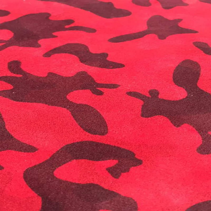 Lot Leather Fabric Genuine Cowhide Camouflage Garment Printing Real Cow Hide Natural Suede Factory Direct Sale | Дом и сад