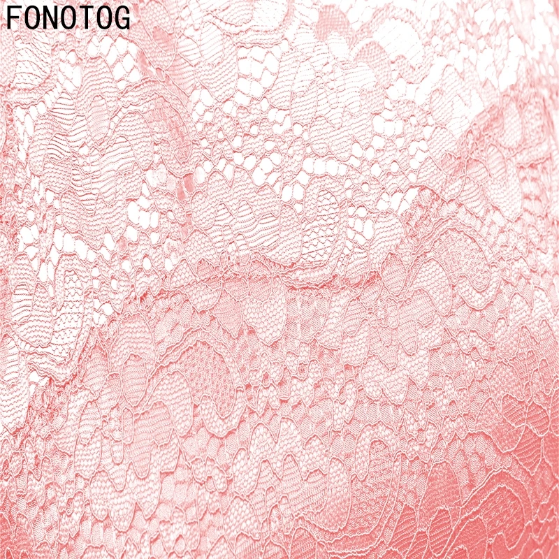 2018 high-end design new sexy lace neck scarf pink fashion ladies dress black summer large size red | Женская одежда