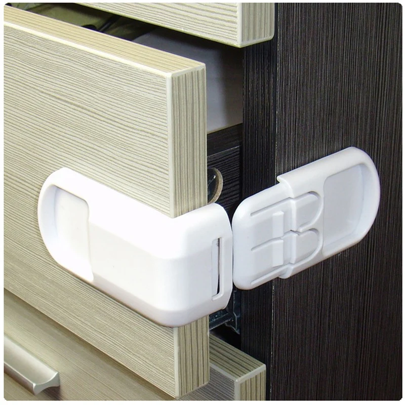 baby Safety Lock Security Locks Drawer Lengthened Bendy Plastic Locker Quality locks for child Cabinet Door Drawers | Мать и ребенок