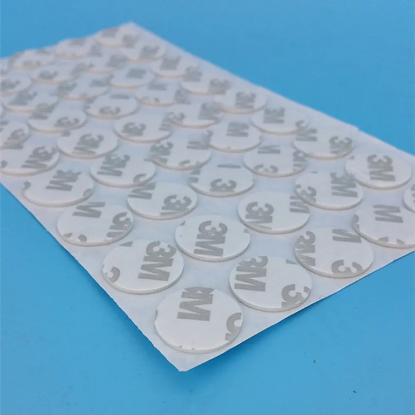 Пластиковая белая круглая основа с прочным клейким поролоновым держателем для