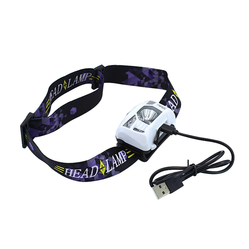5W LED Body Motion Sensor Headlamp Mini Headlight Rechargeable Outdoor Camping Flashlight Head Torch Lamp With USB | Лампы и освещение