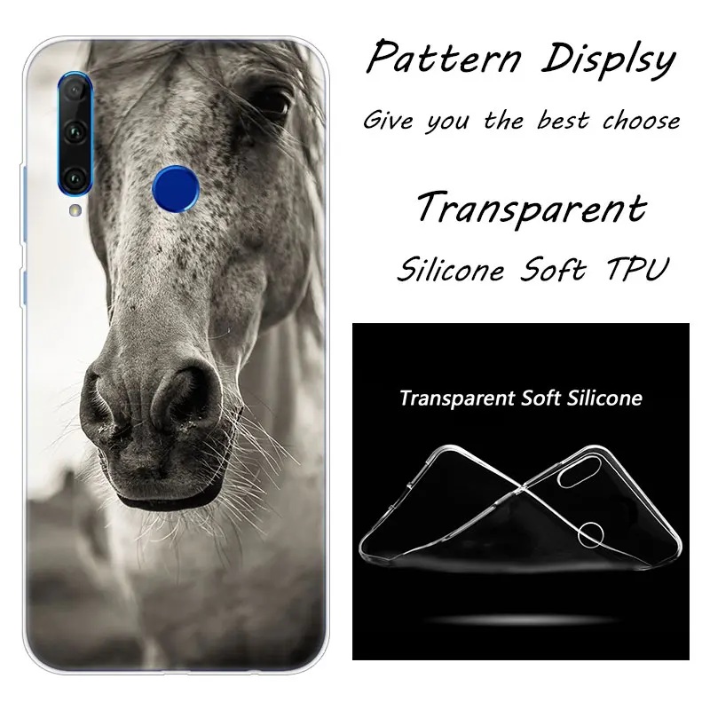 006 Мягкий силиконовый чехол для телефона Hot Horse Running для huawei Honor 20 20i 10 9 8 Lite 8X 8C 8A 8S 7S 7A Pro View 20 Модный чехол - Цвет: 006