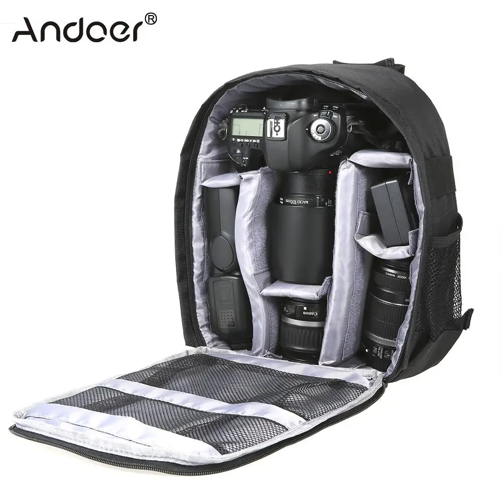 Сумка Andoer для DSLR камеры Водонепроницаемый Многофункциональный дышащий ранец