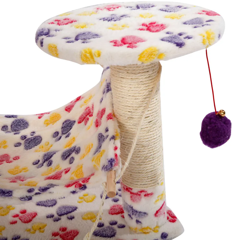 M47 23 &quotСтабильный милый Сизаль кошка поднимается держатель башня белые следы |