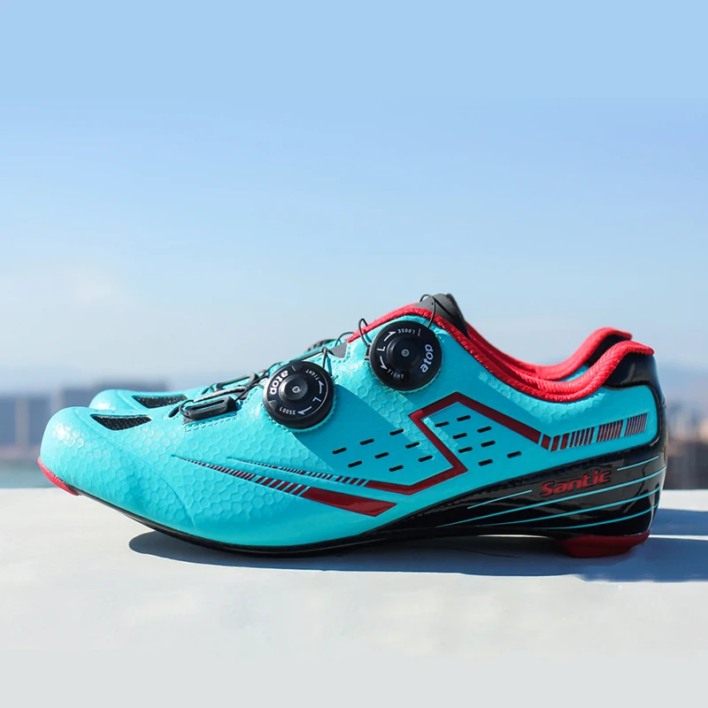 Мужская велосипедная обувь Santic из углеродного волокна Ультралегкая с