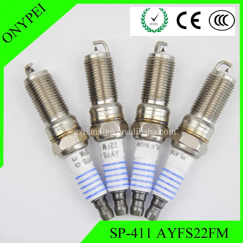 4 шт./лот Авто зажигания AYFS 22FM SP 411 свечи зажигания для Ford Lincoln Mercury Mazda AYFS22FM SP-411 SP411