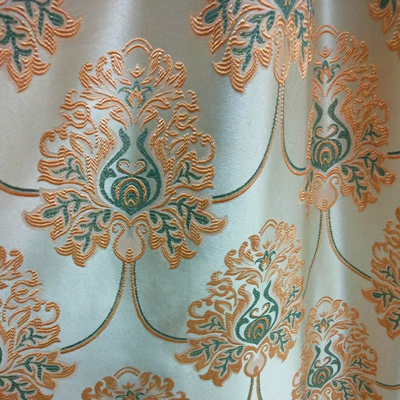 280 см широкая вышивка в европейском стиле барокко толстая драпированная вышитая