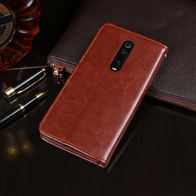Чехол для Xiaomi Mi 9T откидной бумажник деловой кожаный чехол телефона чехлы с