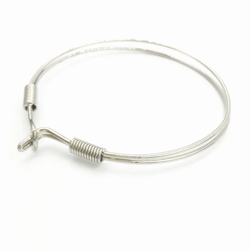 (10 шт.) оптовая продажа посеребренный ажурный браслет из 2 проводов