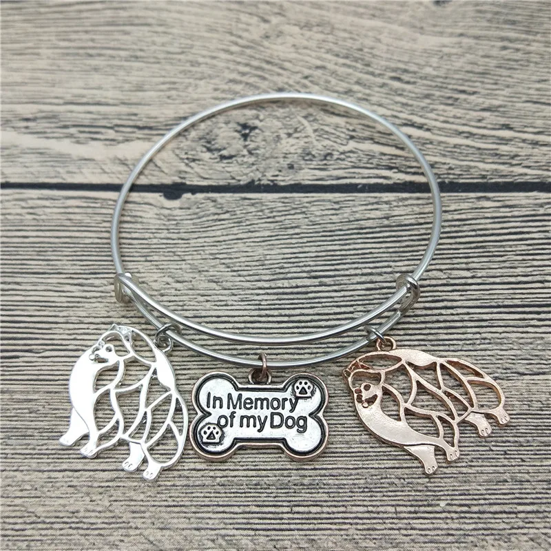 

Trendy New Pomeranian Bangles Cute Pomeranian Dog Bangles Bracelets Fashion Animal Pet Jewellery