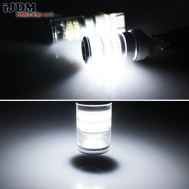 Светодиодный фонарик iJDM X Bright White 48 SMD 7443 7440 с зеркальным отражателем светодиодный