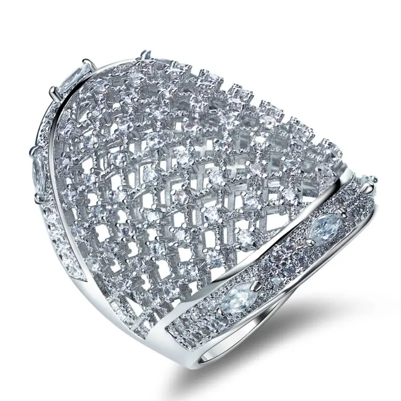 Удивительный Большой стиль Jewellery Прекрасный полые дизайн уникальные свадебные