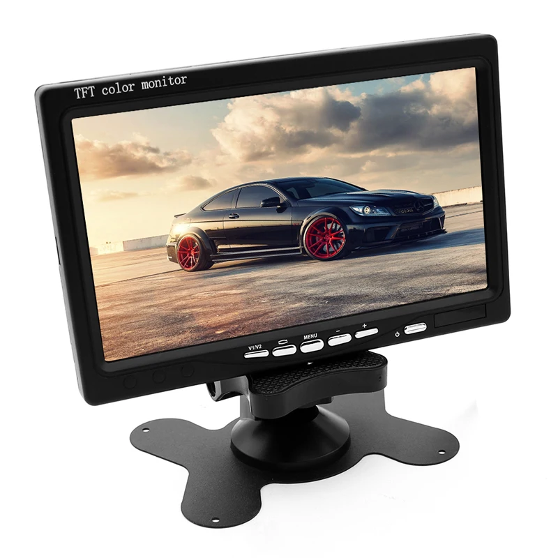 HD 800x480 7 дюймовый TFT ЖК экран автомобильный монитор для парковки с видеозаписью DVR