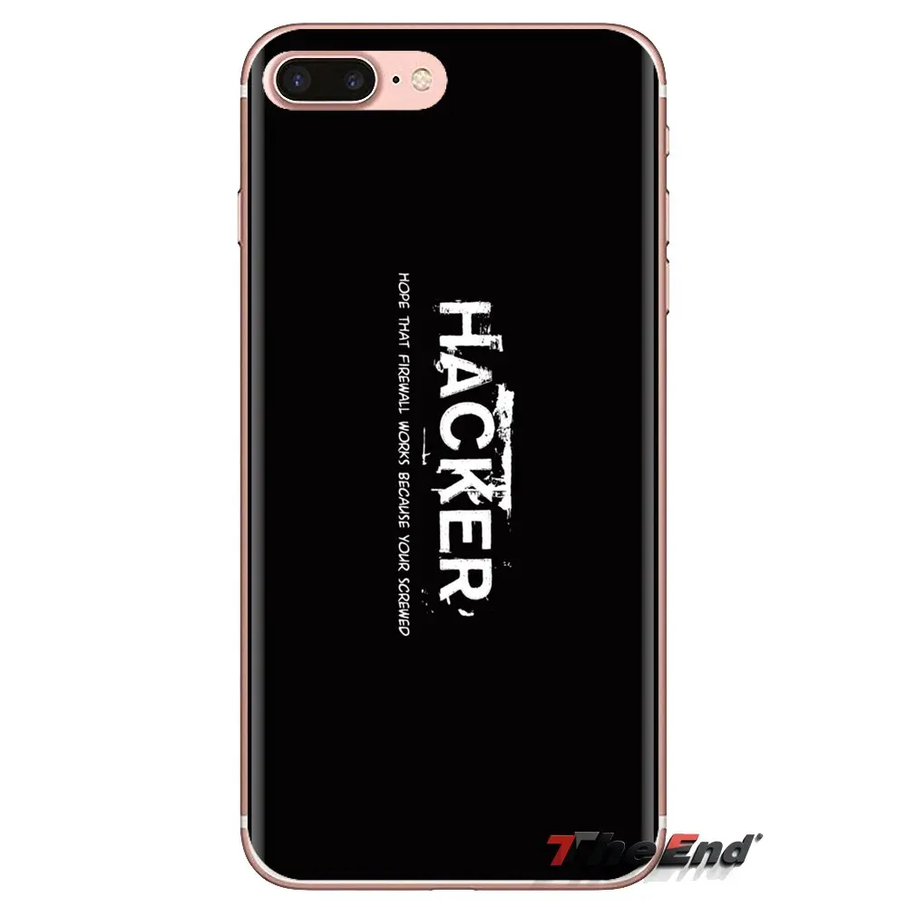 Transparent Soft Cases Covers Linux Hacker For Xiaomi Mi4 Mi5 Mi5S Mi6 Mi A1 A2 5X 6X 8 9 Lite SE Pro Max Mix 2 3 2S |