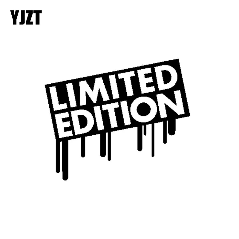 

YJZT 15.5CM*12.9CM LIMITED EDITION Creative Vinyl Car Window Sticker Car-styling Black/Silver Decal C11-0707