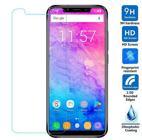 Закаленное стекло 2.5D для Oukitel U18 защитная пленка 9H передняя крышка Защита ЖК