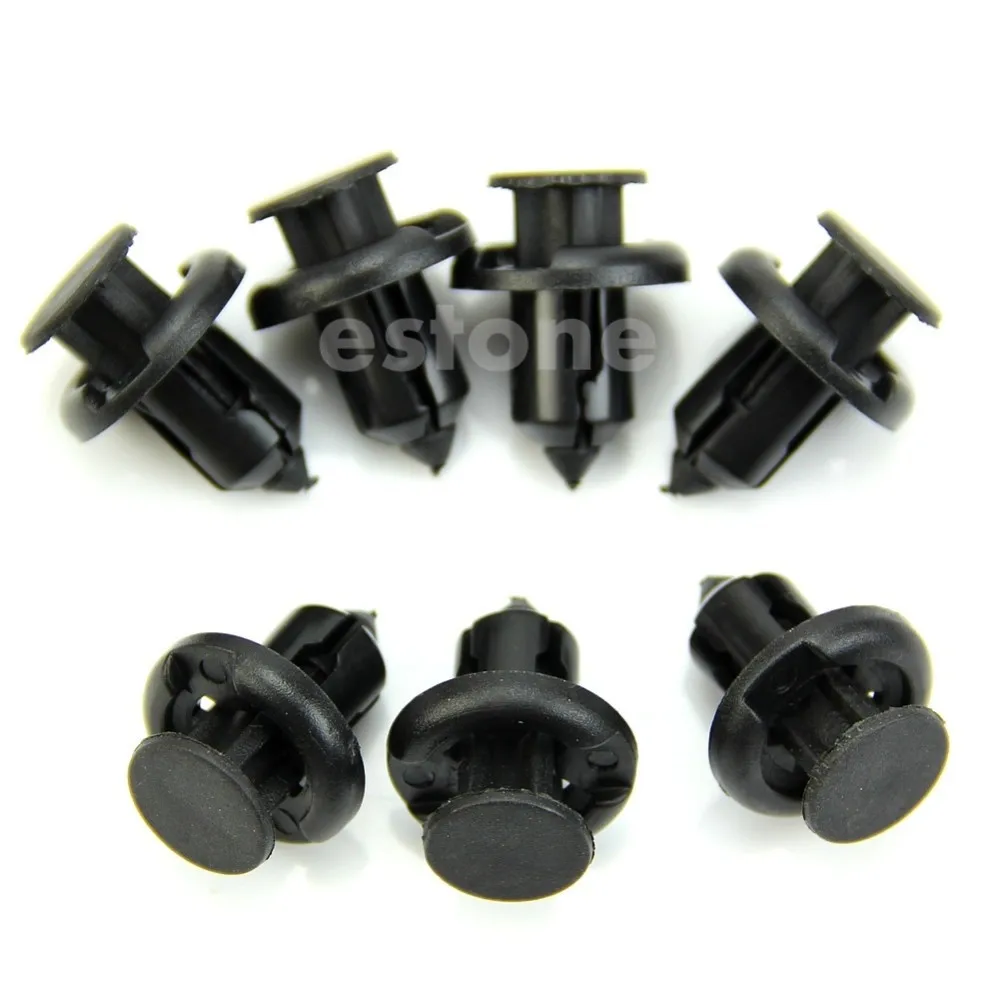 

10pcs/set Car Plastic Rivet Bumper Fastener Clip Retainer Screw Fender For Honda Acura