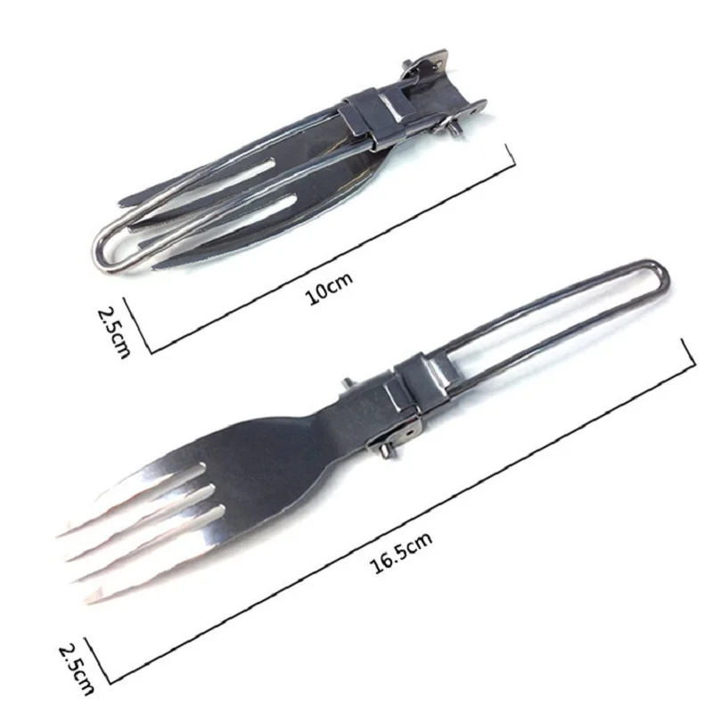 3 шт. складной нож вилка столовая посуда для пикника набор портативная