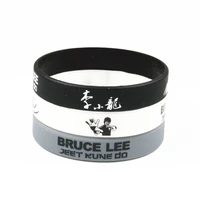 new bruce lee silicone bracelets jeetkunedo wristbands martial arts chinese kungfu superstar silicon bangles gifts sh280