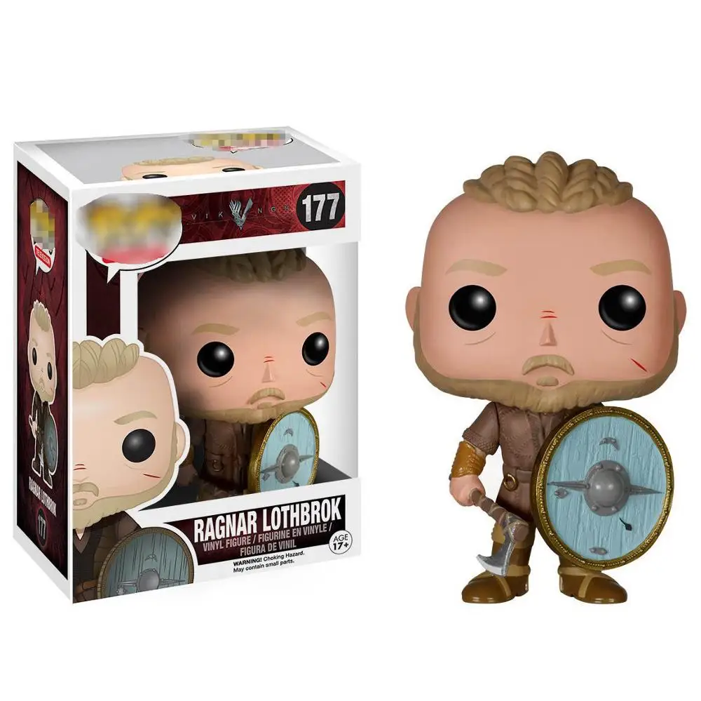 Фигурка героя FUNKO POP Vikings Ragnar Lothbrok и Lagertha модель Funco 177 178 # коллекционные фигурки