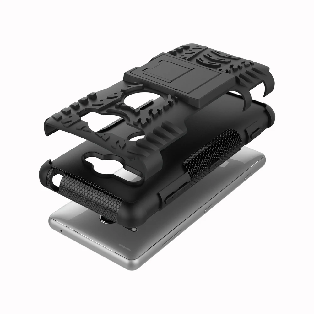 Hybrid Kickstand Dazzle Rugged Shockproof Stand hard Back phone Cover Case For Sony E5 C5 C6 XA XA1 XA2 Ultra L2 XZ2 Compact |