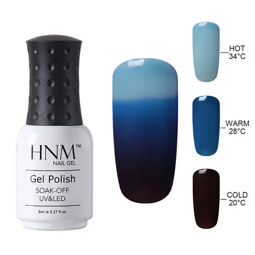HNM 8 мл меняющий цвет лак для ногтей Хамелеон Гель лак для ногтей Vernis полуперманентный верхний слой Базовое покрытие гель лак гель Лаки праймер - Цвет: 4209