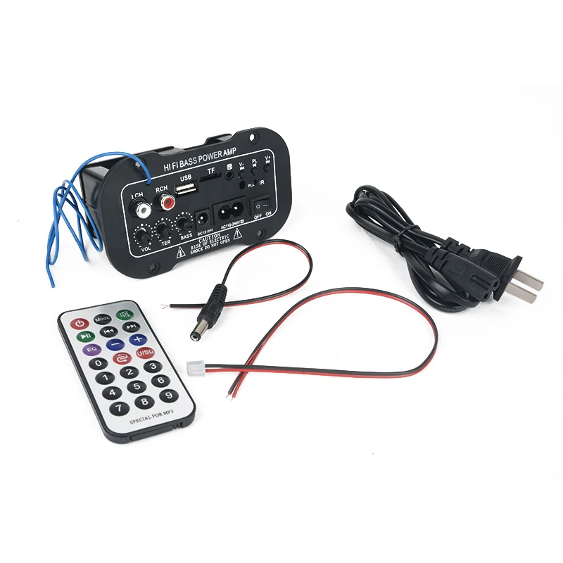 Автомобильный bluetooth HiFi усилитель мощности баса стерео 220 В цифровой усилитель USB TF пульт дистанционного управления для автомобиля аксессуары для дома