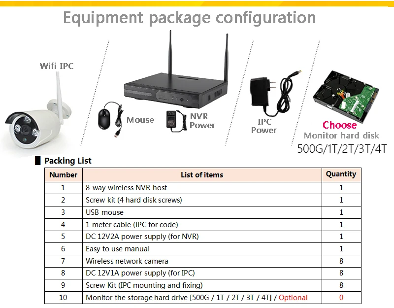 ЮСА 8CH CCTV Системы Беспроводной 960 P NVR 8 шт. 1.3MP ИК Открытый P2P Wi-Fi IP камера видеонаблюдения Камера Системы комплект видеонаблюдения 2 ТБ HDD