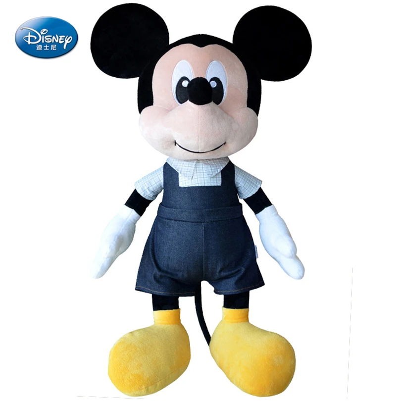 

Милая плюшевая игрушка Disney 44 см с Микки Маусом, Мультяшные мягкие куклы-животные, классические детские подарки, Аниме подарок на день рождения для малыша