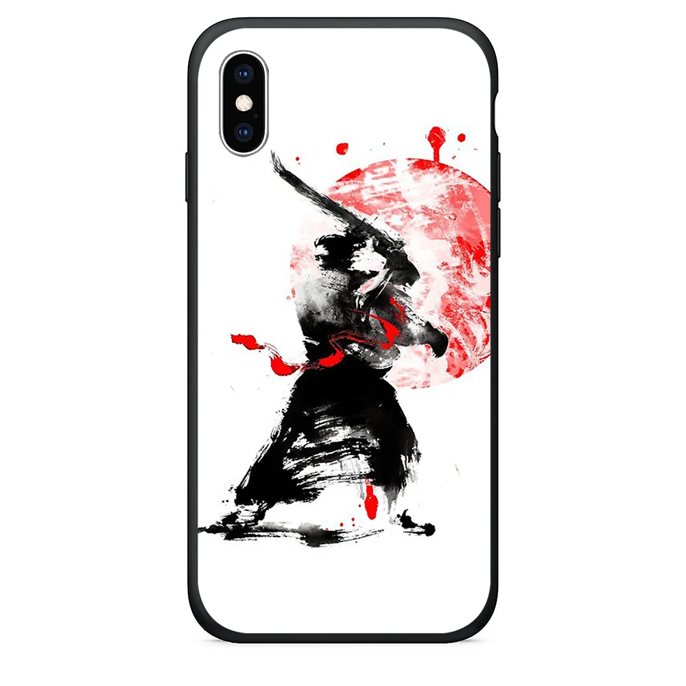 Warrior Soft TPU Cute Phone Case for cover iphone xs max Silicone Back Cover 6s plus se cases |