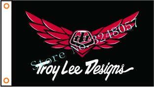 Флаг для мотоцикла баннер Троя ли дезинс мотоциклетный флаг 3x5 футов полиэстер