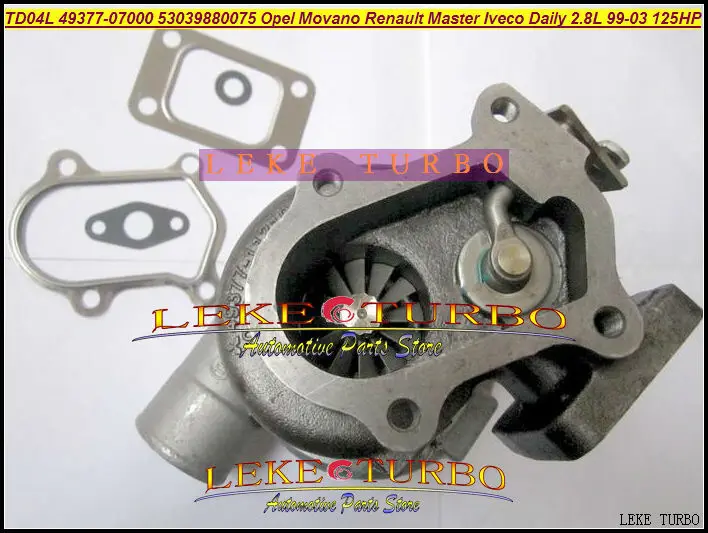 TD04L 49377 07000 53039880075 53039880034 53039700034 турбо для IVECO ежедневно OPEL Movano Master 99 454126 S. 8140 43 2.8L|turbo