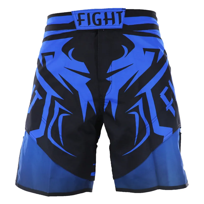 Синие тени MMA Grappling шорты кикбоксинг клетка бой Муай Тай обучение боевого искусства боевые штаны