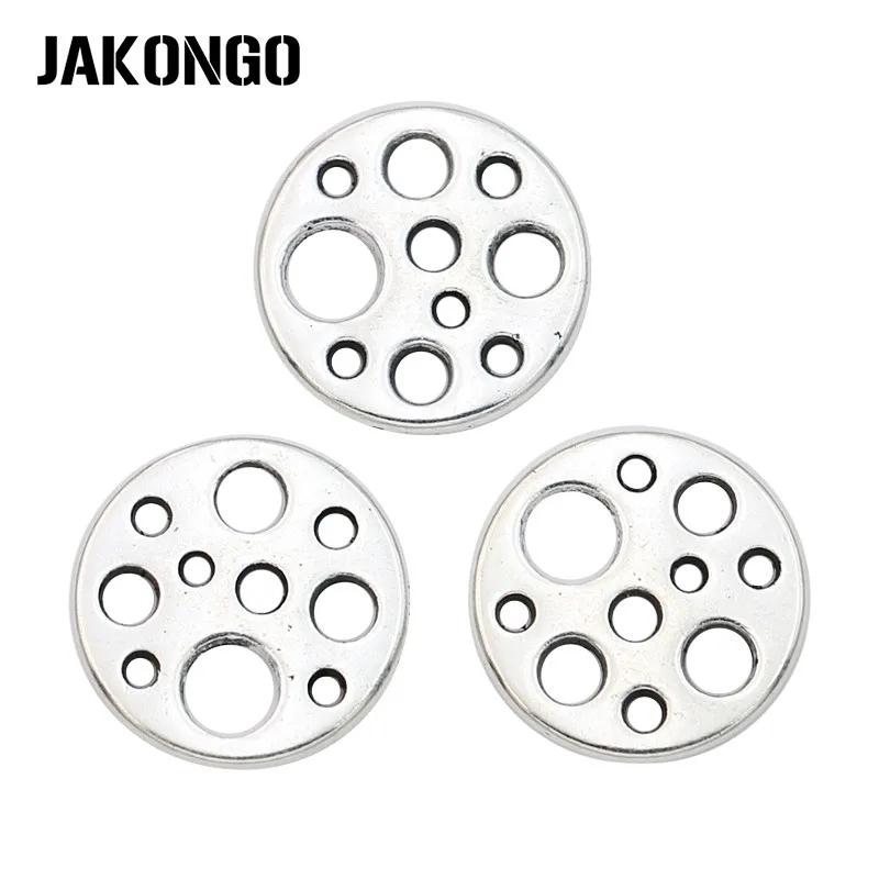 Круглый коннектор JAKONGO для изготовления ювелирных изделий браслетов с