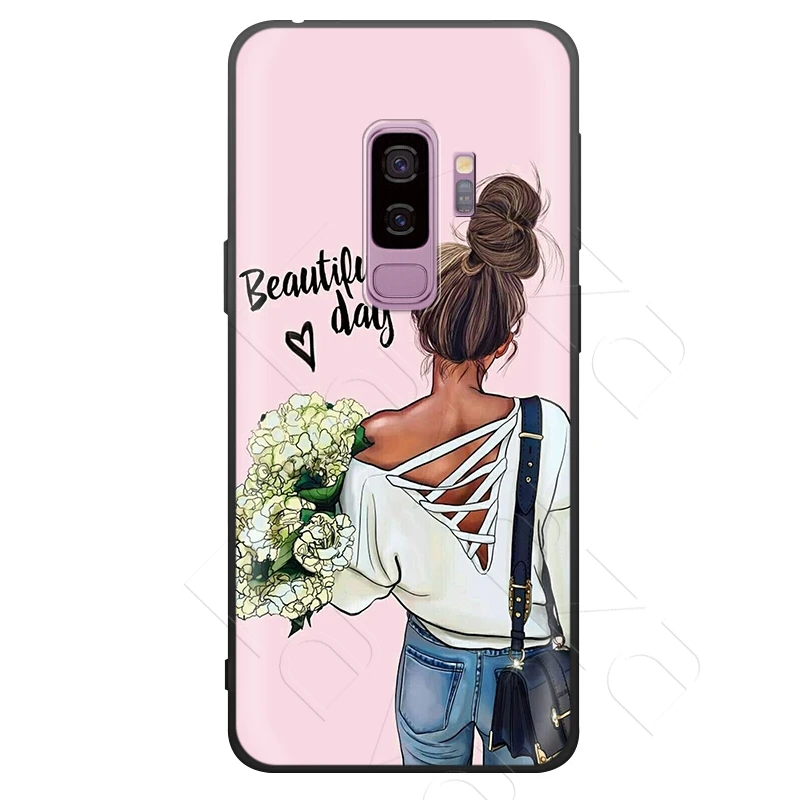 Lavaza мода для малыша и мамы Королевы девочек чехол Samsung Галактики S6 S7 край J6 S8 S9 S10