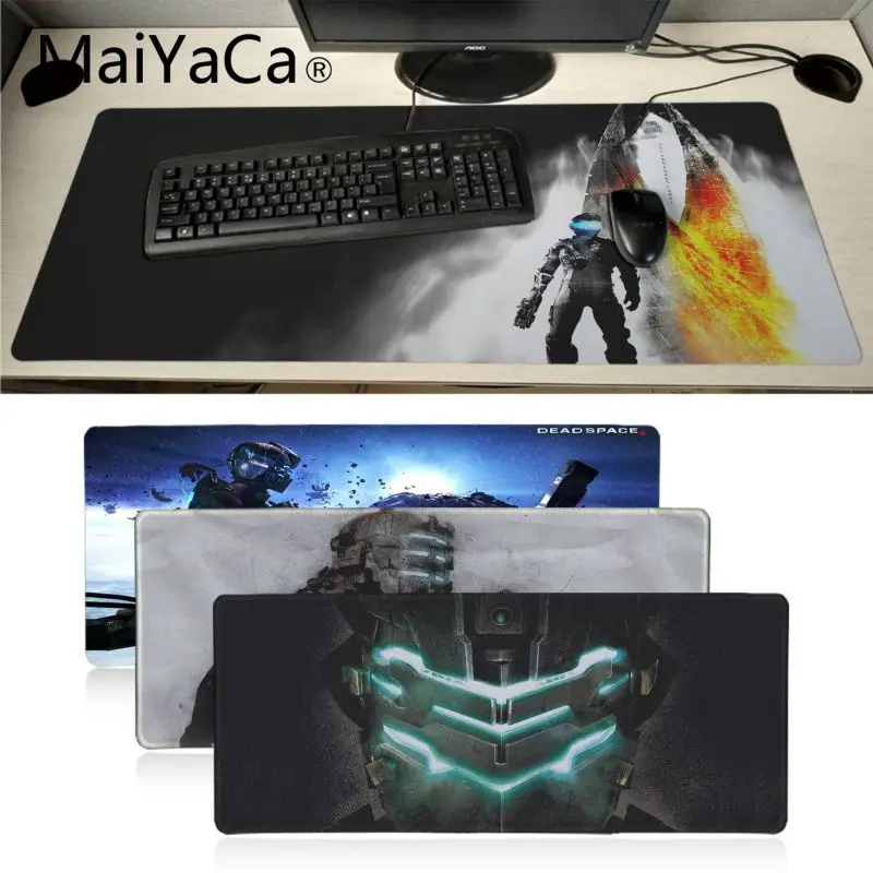 Maiyaca Dead Space Video Games Office Mice Gamer Soft Mouse Pad Locking Edge gaming Mousepad Mat Keyboard Table | Компьютеры и офис